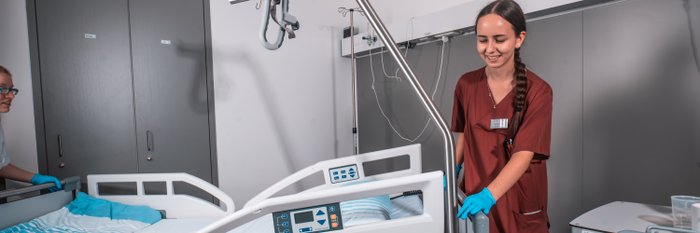 Pflegepersonal im Krankenhaus 