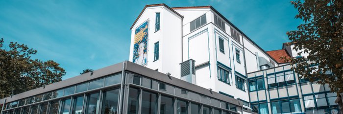 Gebäude mit Profilansicht